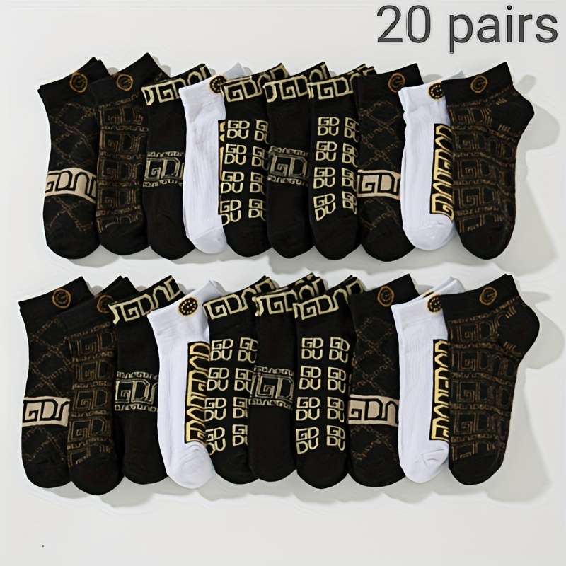 Sock 20 Pack Mixed Colors One Size