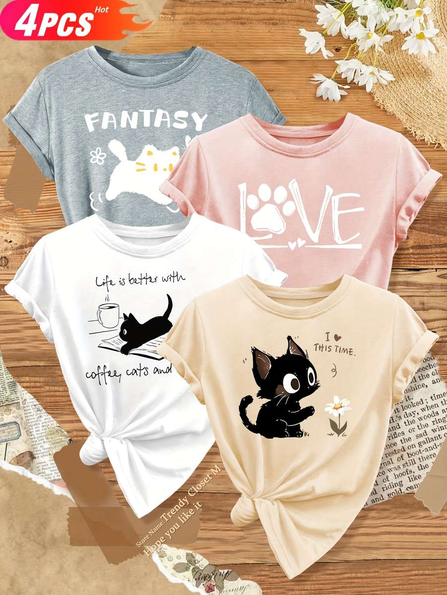 Womens T Shirt Color Apricot White Light Gray Light Pink Sizexl