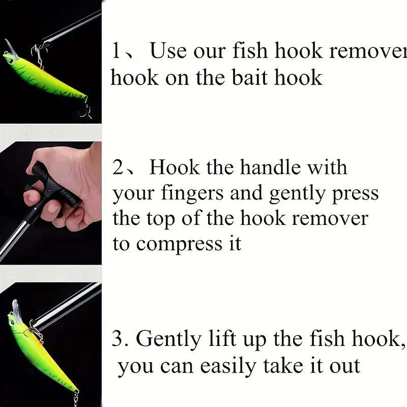 1pc Painless Fish Hook Extractor Fish Hook Remover Fishing Tool To Remove Fish Hook Quickly