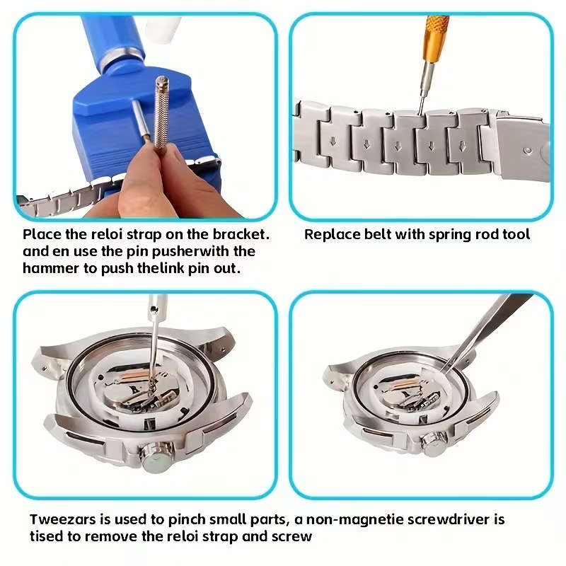 147pcs Complete Watch Repair Tool Kit