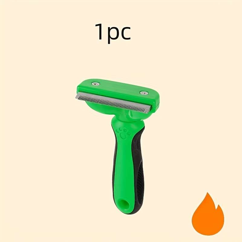 Orange Red Small Pet Comb