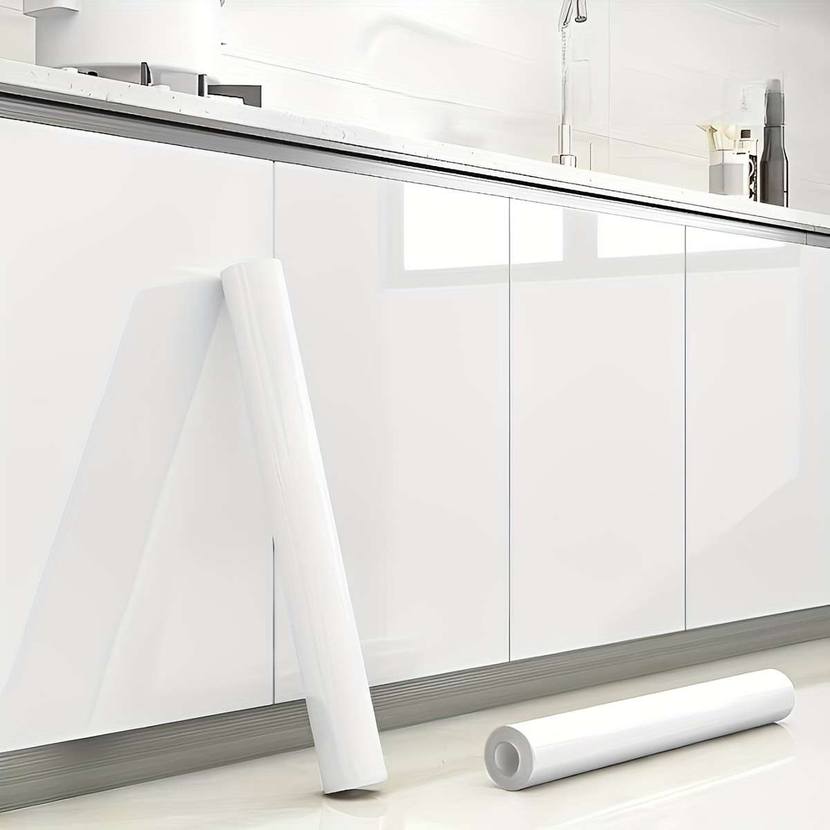 1PC Wall StickersMountain River Water WhiteLength 3 Meterss X Width  23.62 Inches