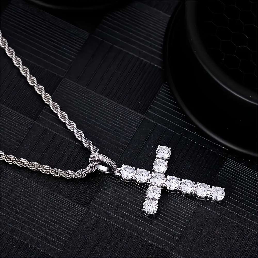 1 Piece Silvery Jesus Theme Pendant