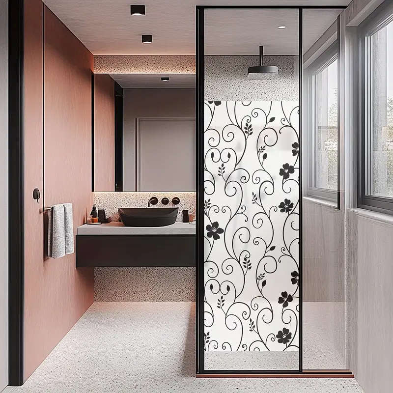 Glass Sticker With Adhesive Backing 40cm*2m