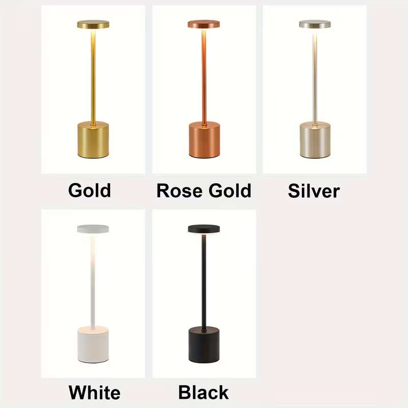 2pc Dimmable LED Desk Lamp White
