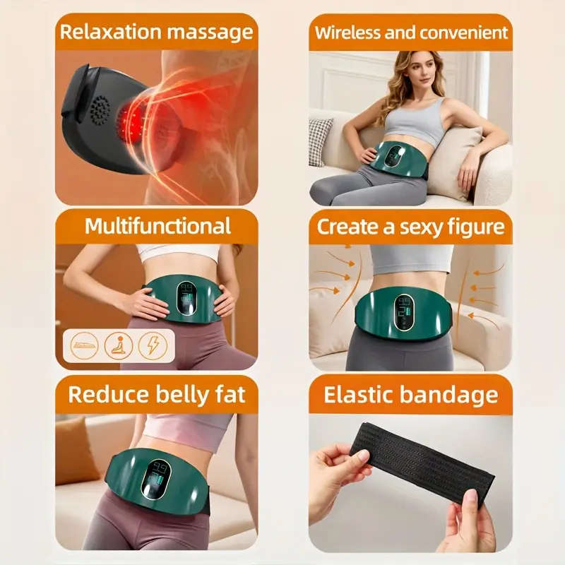Portable Multi-Functional Abdominal And Leg Massager