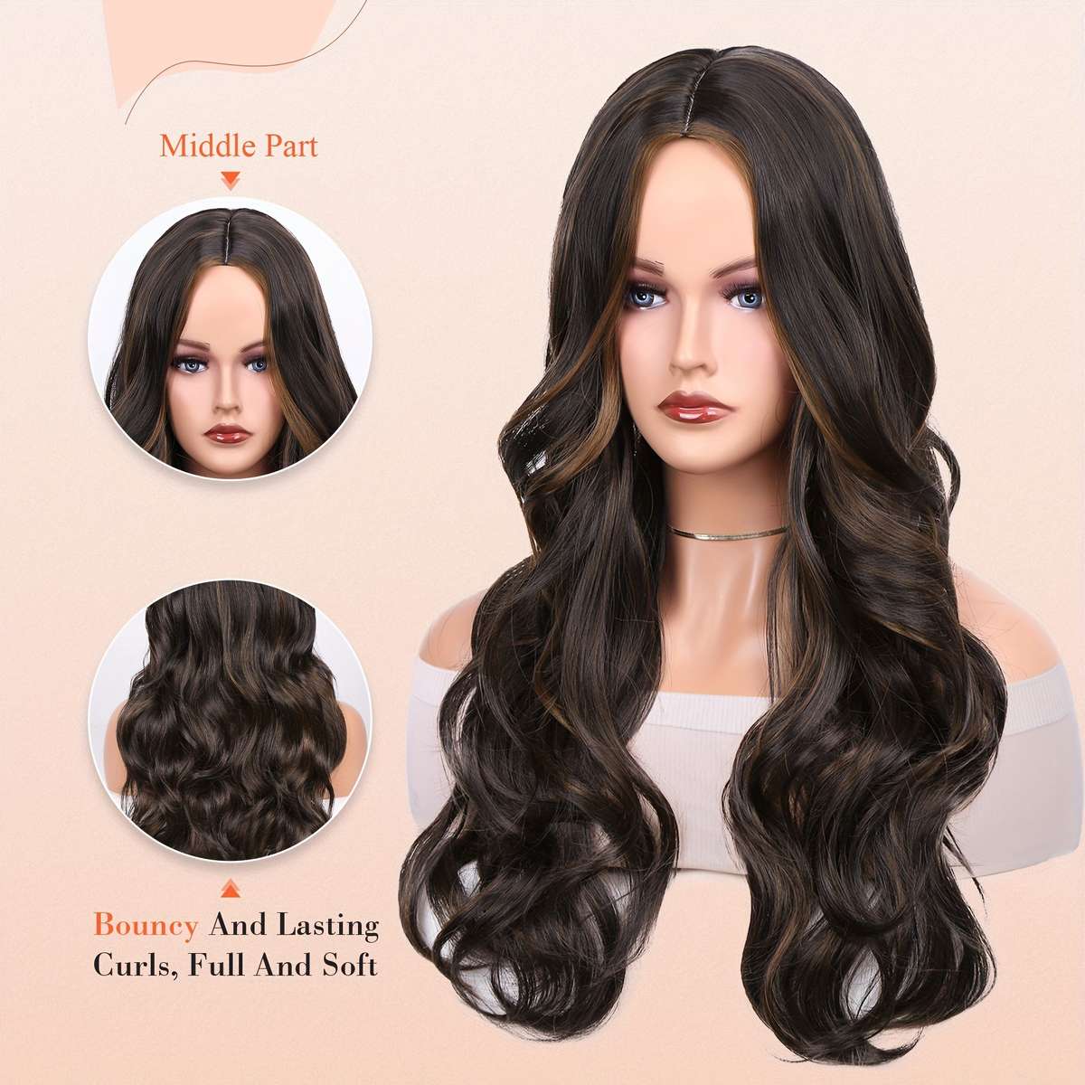 1Pc U2 60.96cm Fashion Design Wig