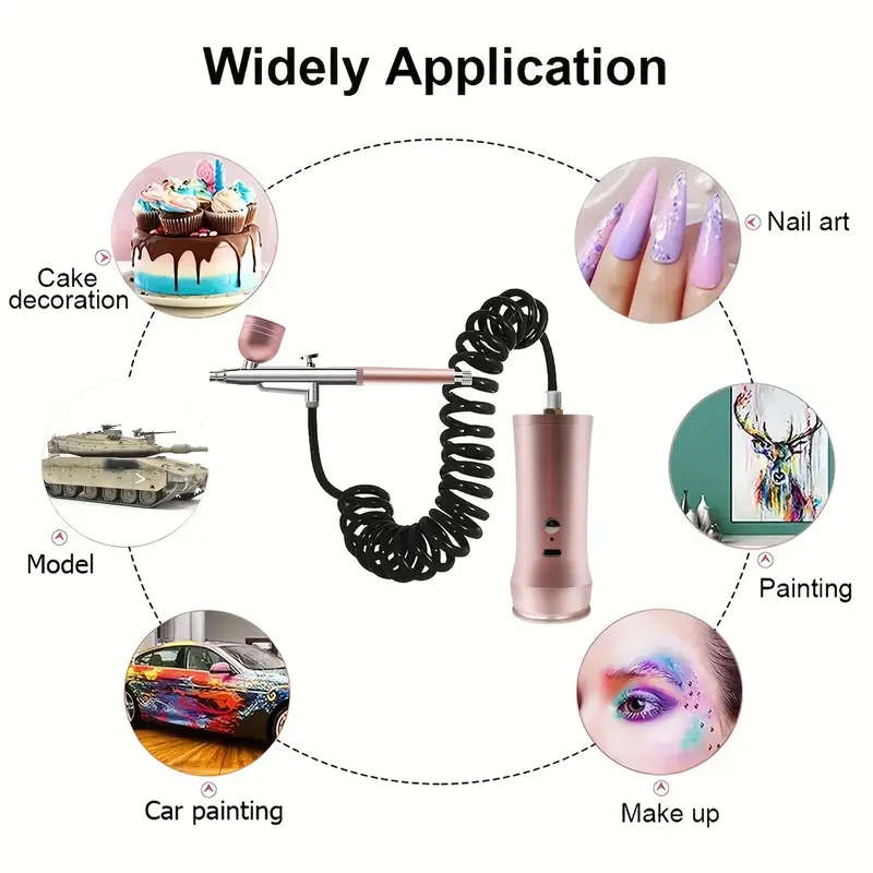 Versatile Rechargeable Airbrush Kit