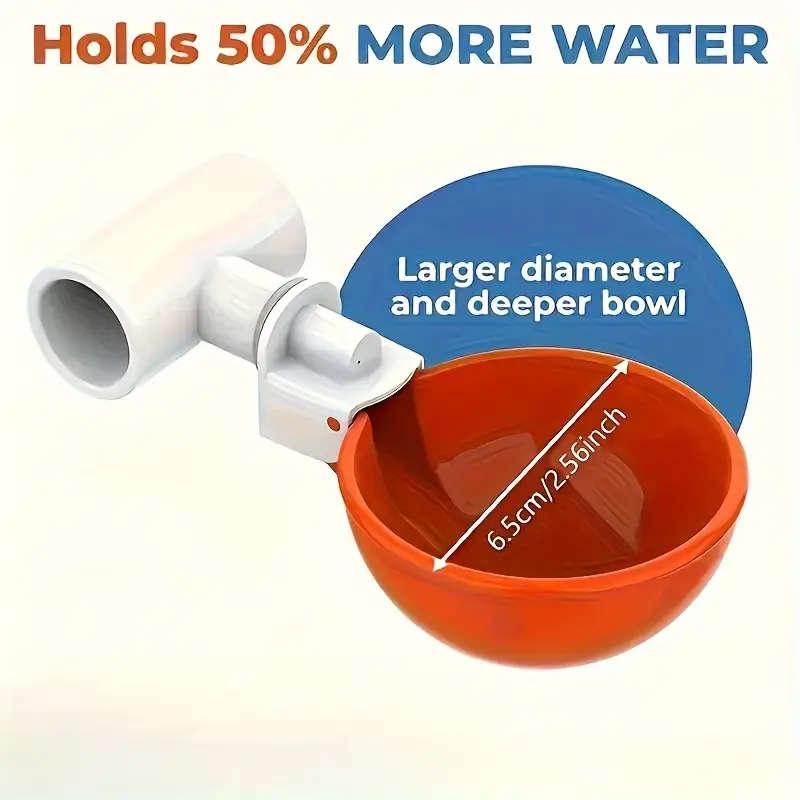 8-Piece Durable Automatic Cup and Leak-Proof Tri-Wing Feeder Set