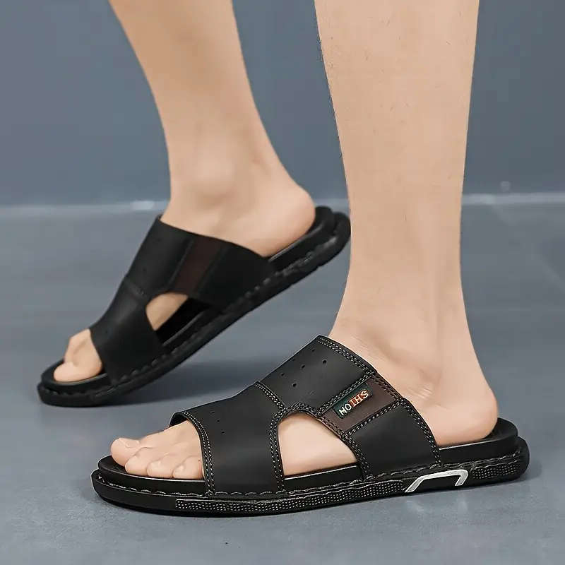 Soft Sole Comfortable Versatile Sandals Black Code 47