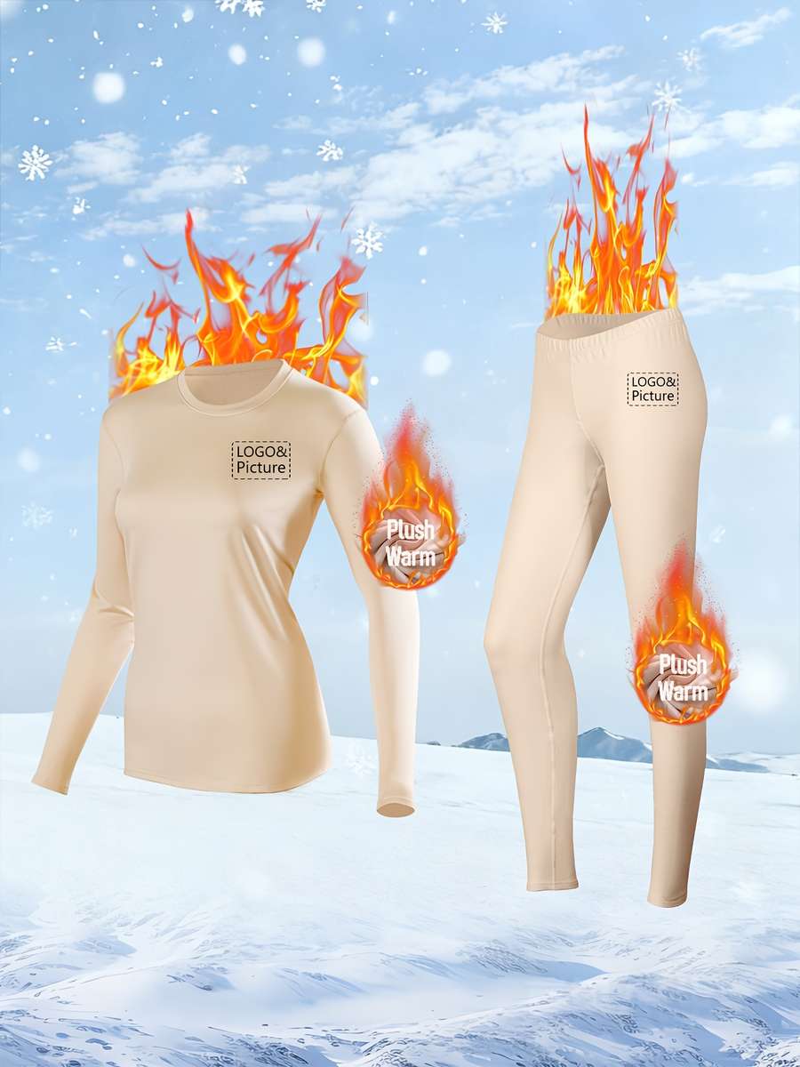 Thermal Underwear Color Apricot Sizes