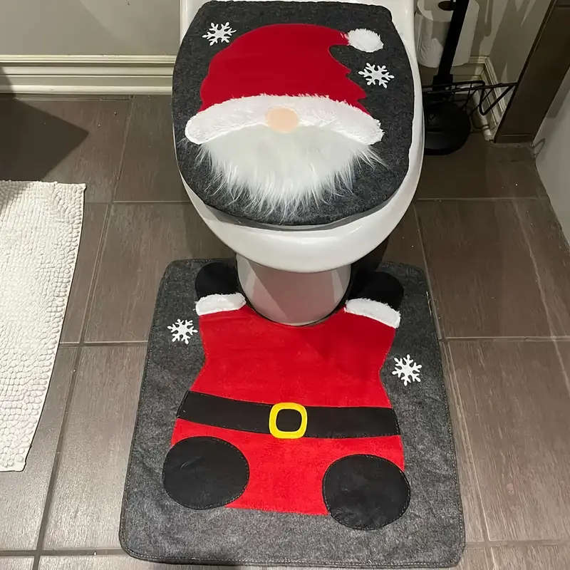 Christmas Bathroom Decoration Set