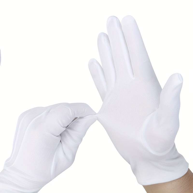 3 Pairs In white Household Cleaning Gloves