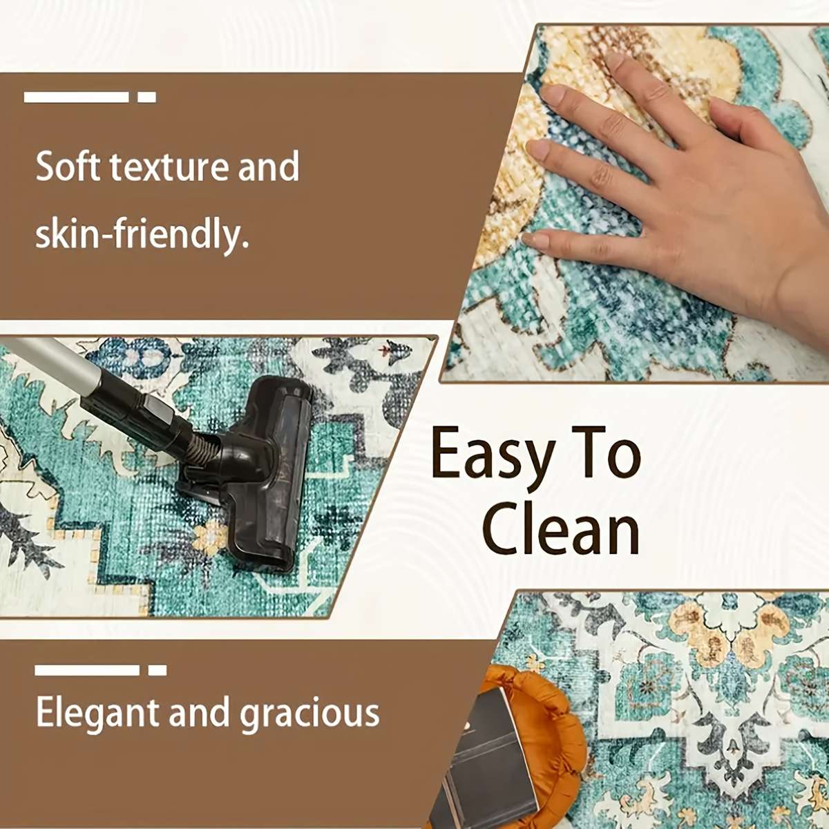 1Pc 120x180cm 47.24x70.87inch Floor Mat