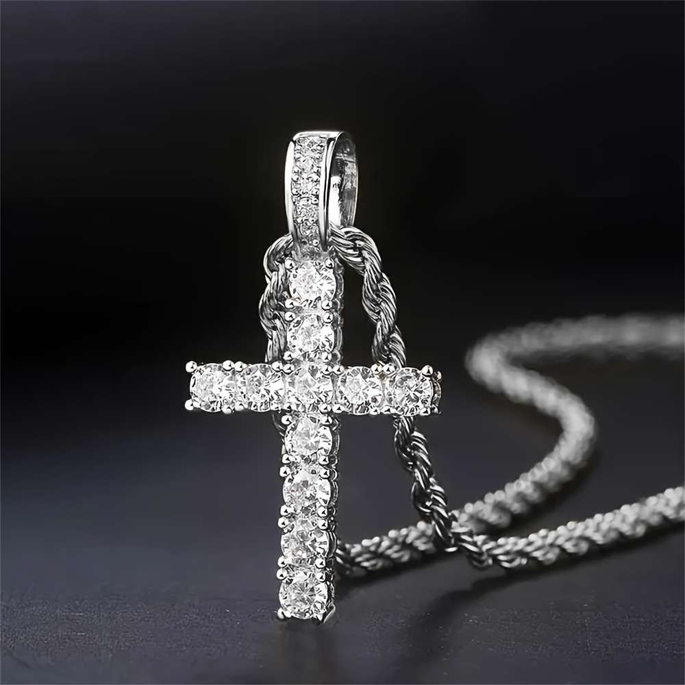 1 Piece Silvery Jesus Theme Pendant