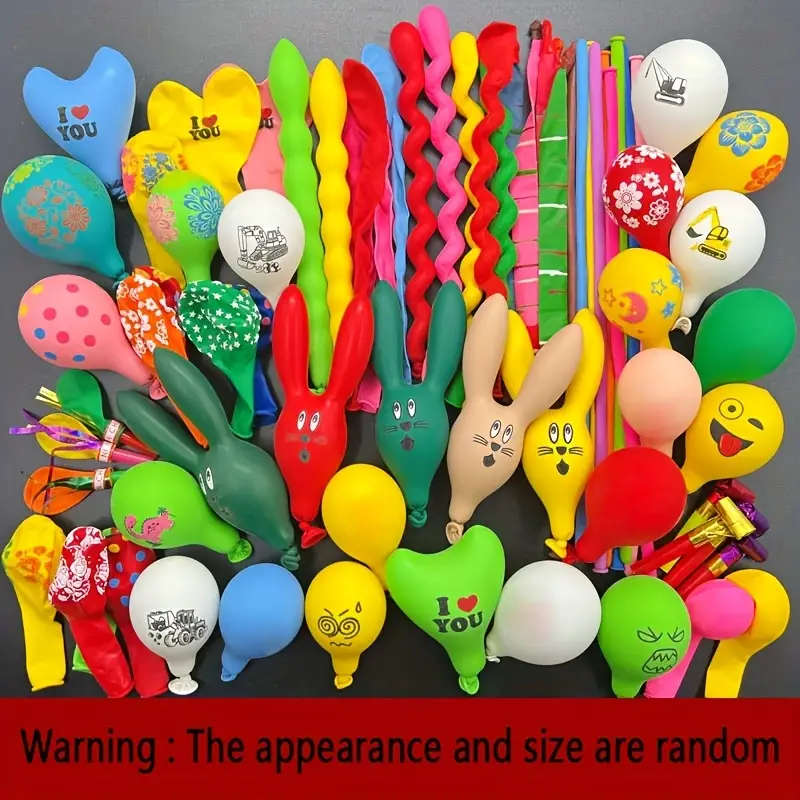 52 Mixed Color Balloons