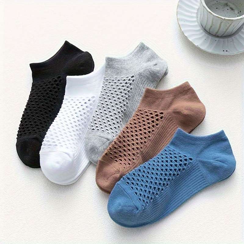 5 Pairs One Size High Elastic Socks