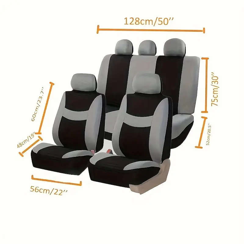 9 Pieces Of Car Seat Covers
