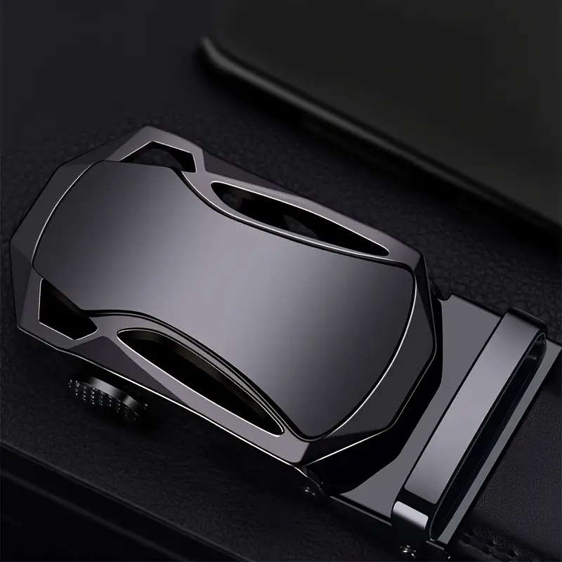 2 Men's Automatic Buckle Belts 130cm