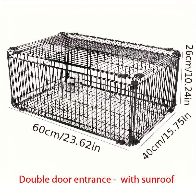 1pc 60*40*26cm/with sunroof Pet Cage