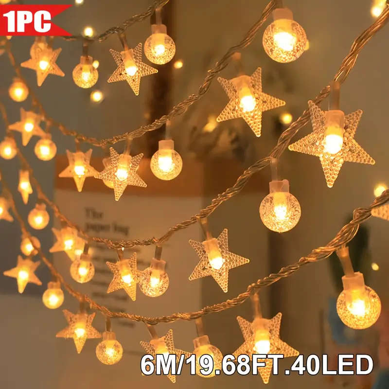 String Lights And Bubble Ball String Lights 6M