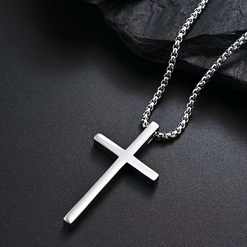 1 Piece Silvery Jesus Theme Pendant