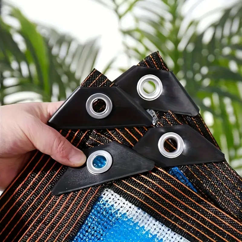 Blue And White Striped Outdoor Rectangular Awning 4×4m