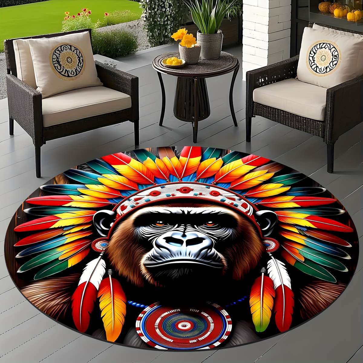 1Pc 80x80cm Floor Mat