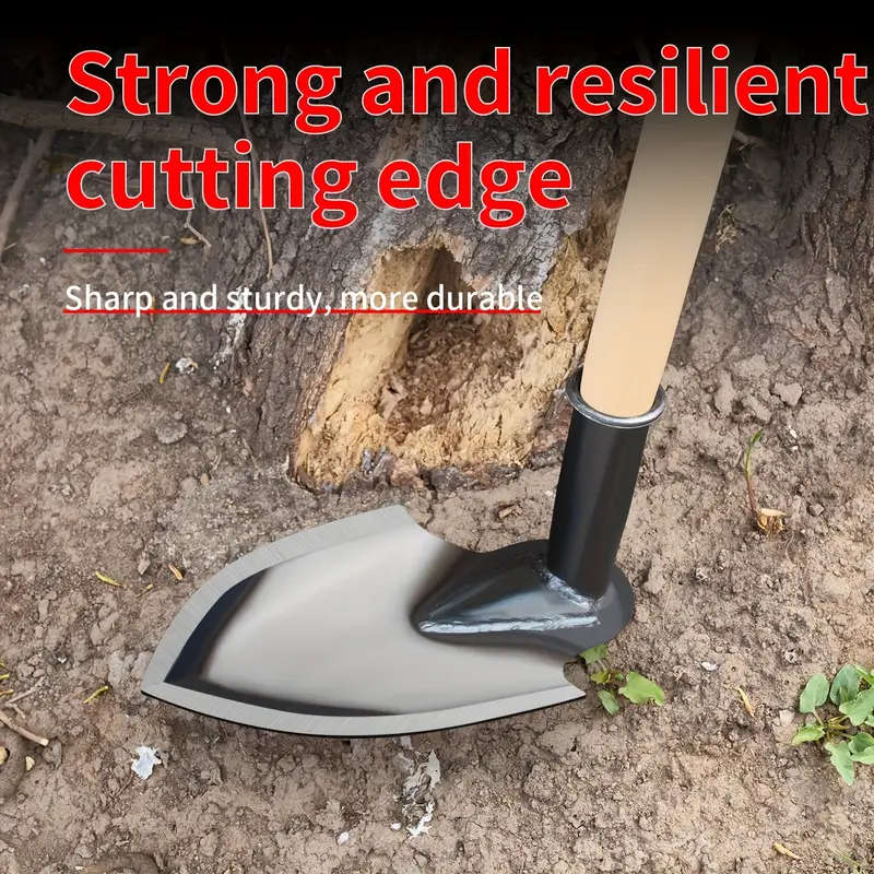 Metal Trumpet-Shaped Farm Hoe