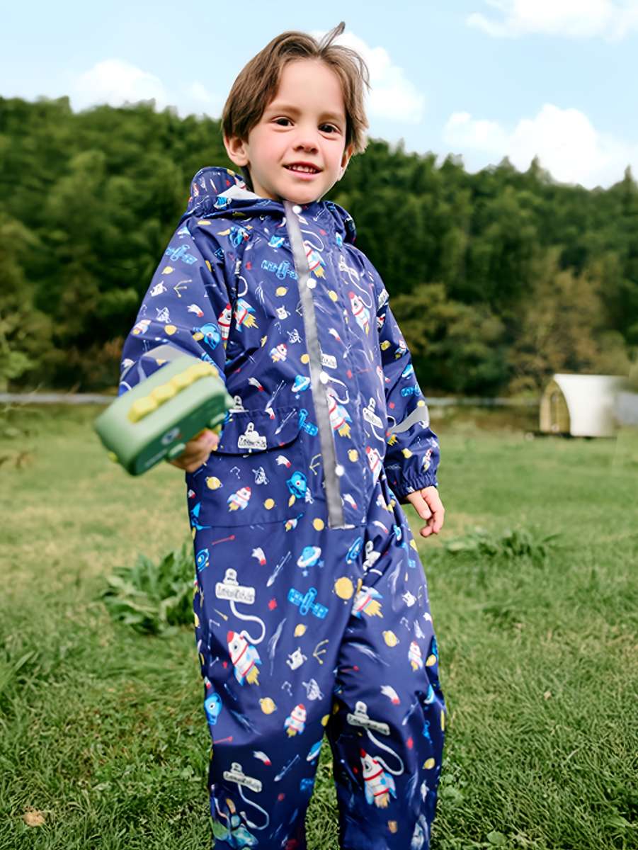 Raincoat Navy Color Size 34Y