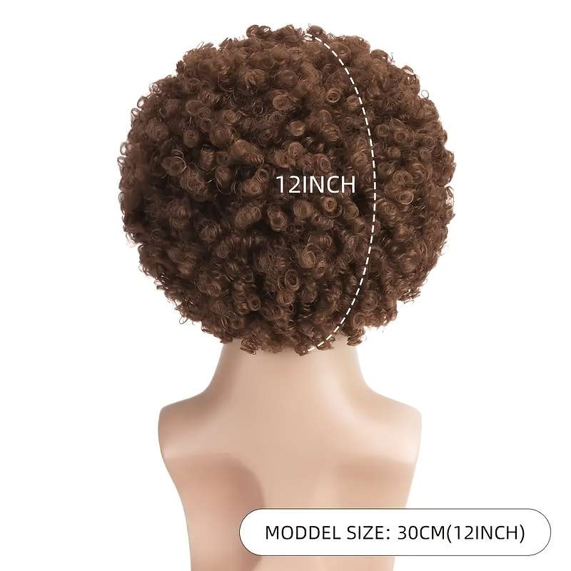 1Pc Brown 2 Fashion Design Wig