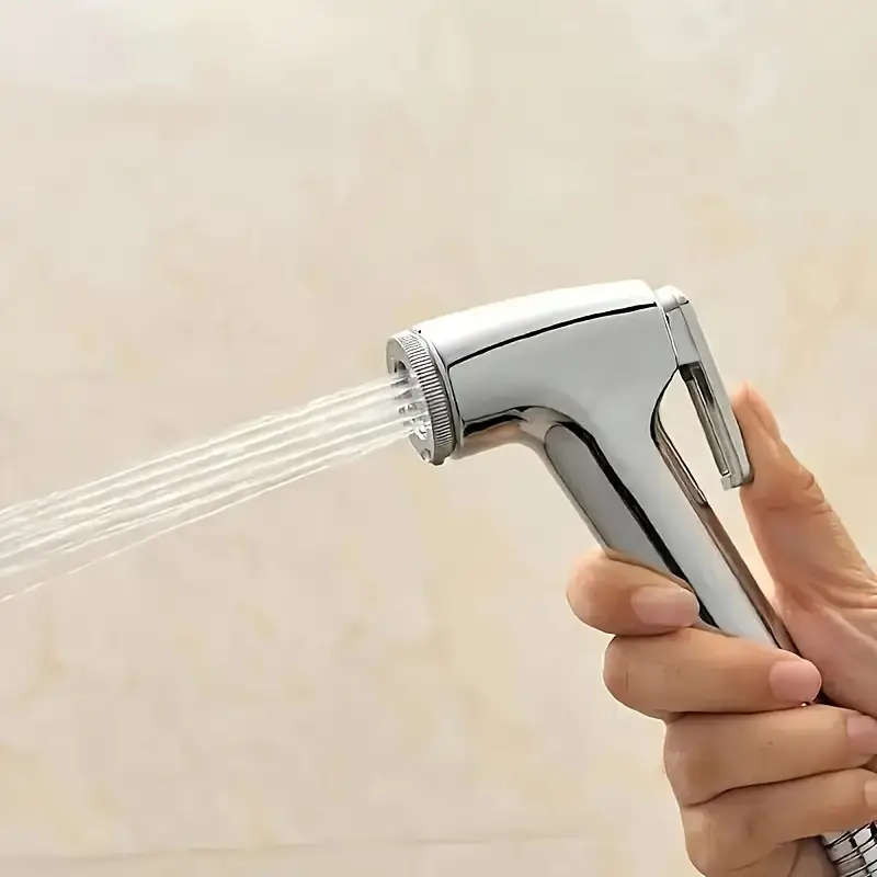 Handheld Bidet Sprayer Set with Flexible Hose and Wall Mount Holder