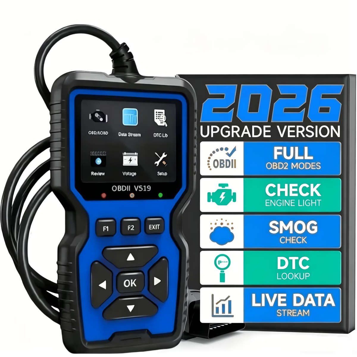 Professional OBD2 Diagnostic Scanning Tool USB Powered