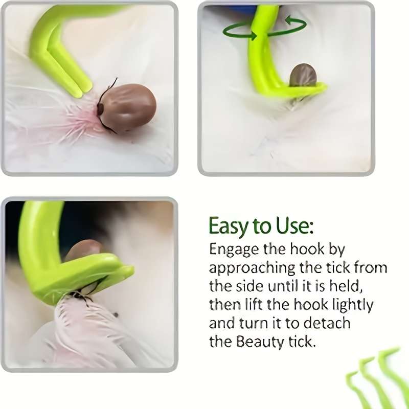 6pcs Blue Green Pet Comb