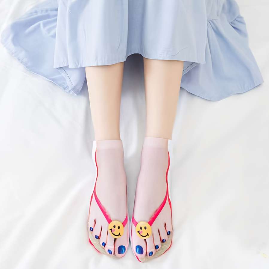 6 Pairs Of Models One Size High Elastic Socks