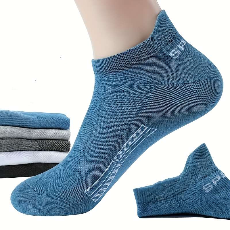 6 Pairs Of Dark Gray One Size High Elastic Socks