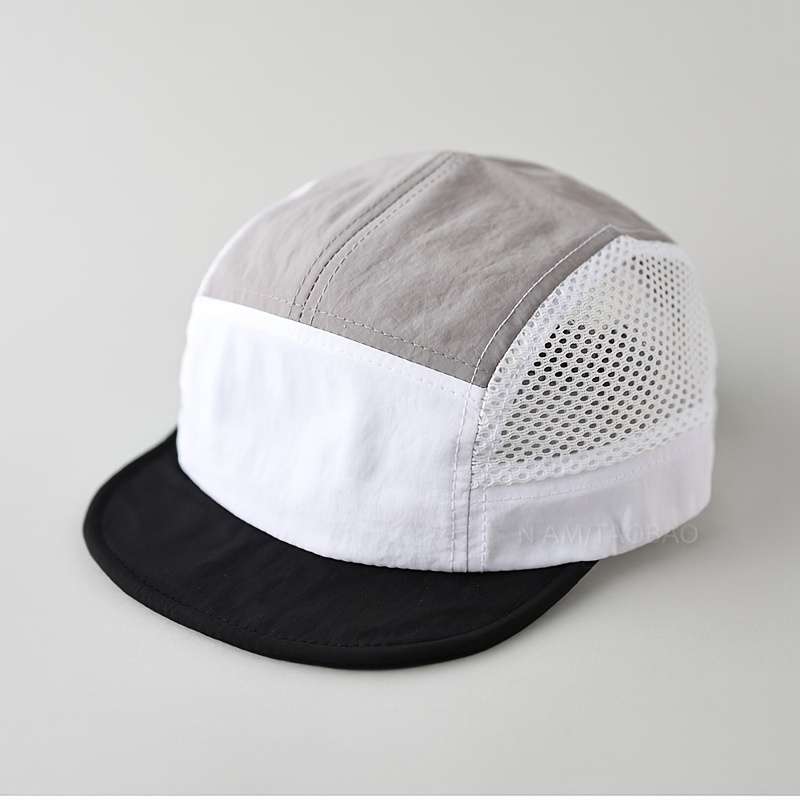 1pc Spring Summer Thin Five-Panel Quick-Dry Mesh Baseball Cap for Men and Women Breathable Casual