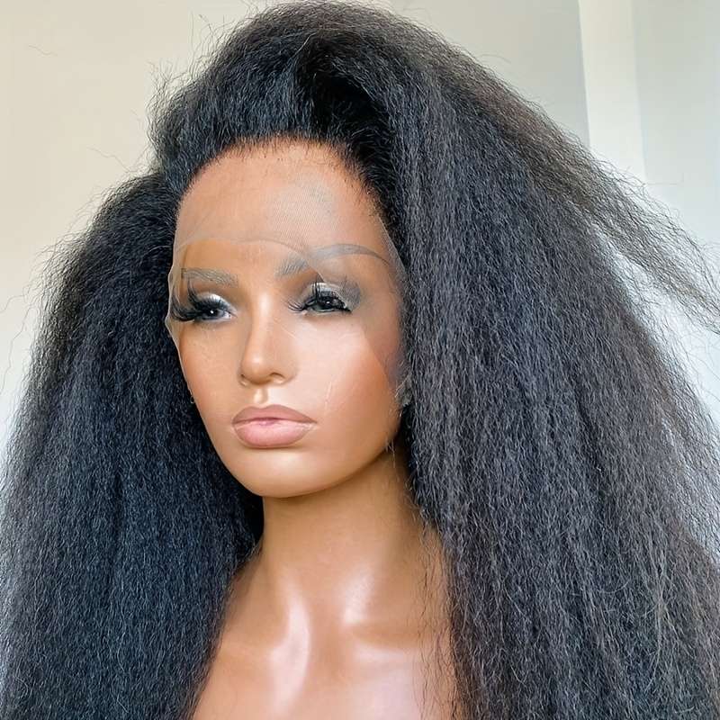 1Pc Black 76.2cm Fashion Design Wig