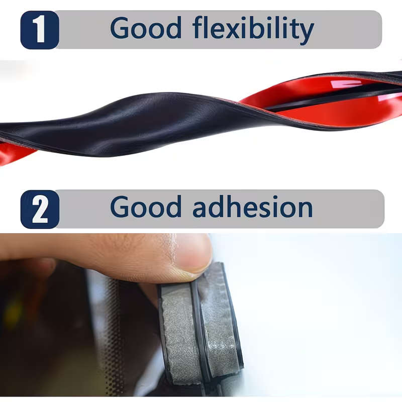 Universal Car Sealing Strip Waterproof Dustproof Rubber Seal 2M