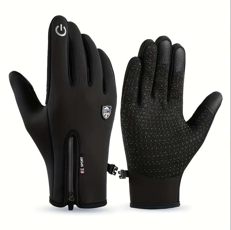 1 Pair Grey Size M Outdoor Sports Gloves