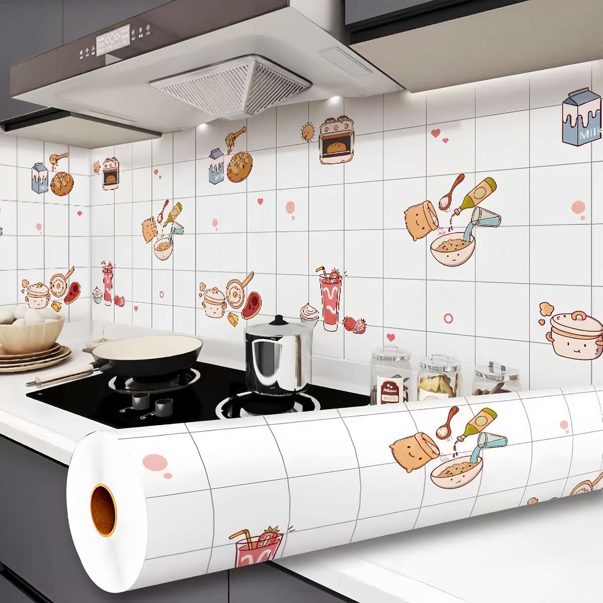 1PC Wall StickersCute Pet ParadiseWidth 60cmXLength 200cm