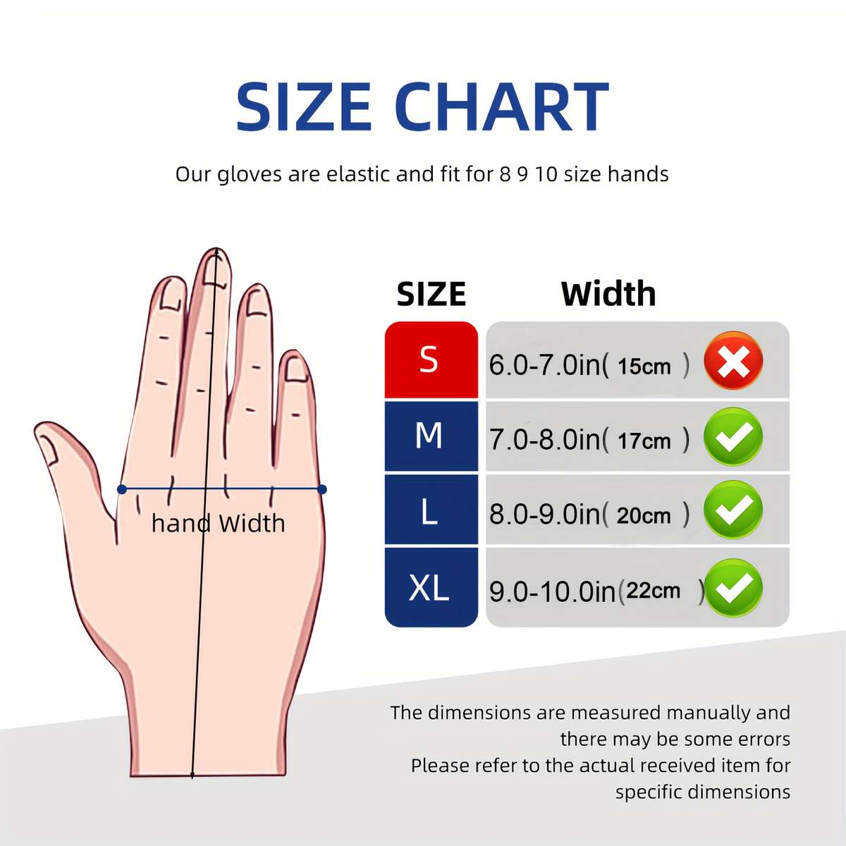 8 Pairs Size L Multi Purpose Work Gloves