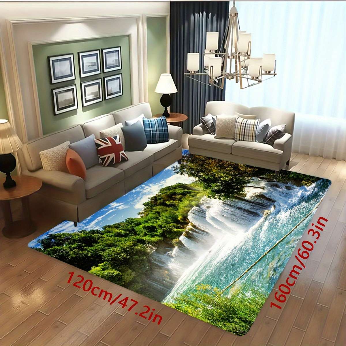 1Pc 19.68x31.49inch 50x80cm Floor Mat