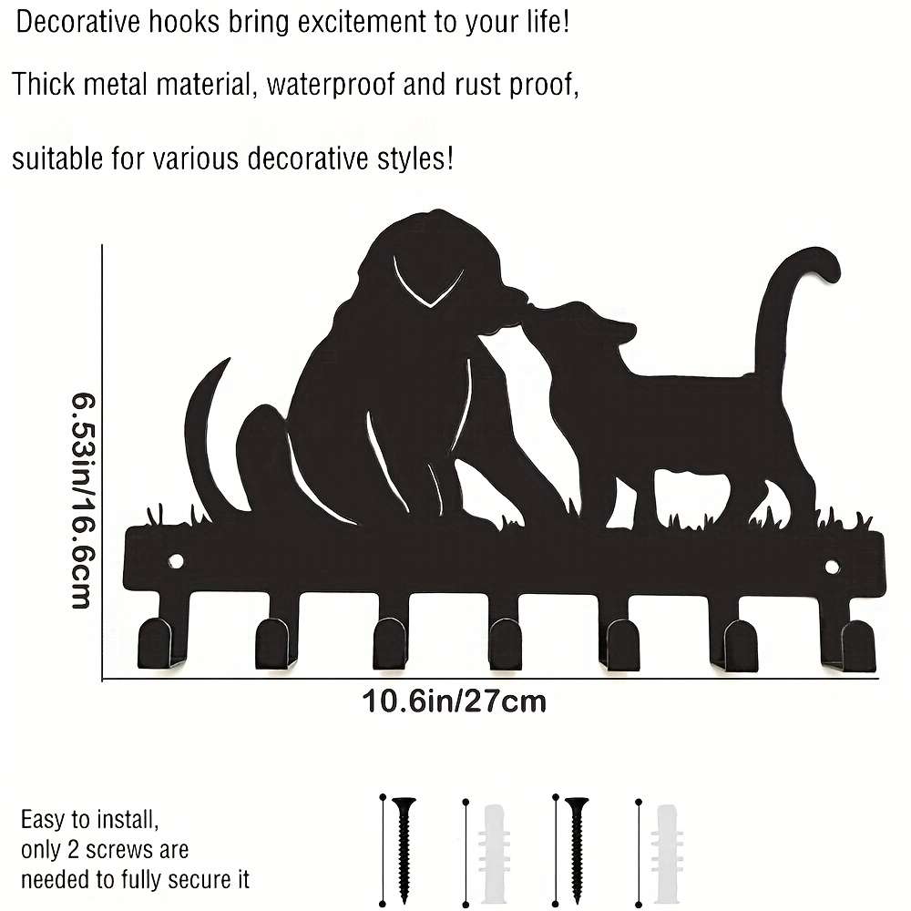 Metal Creative Decorative Key Large HookMultifunctional Storage Hook for Home Decoratio