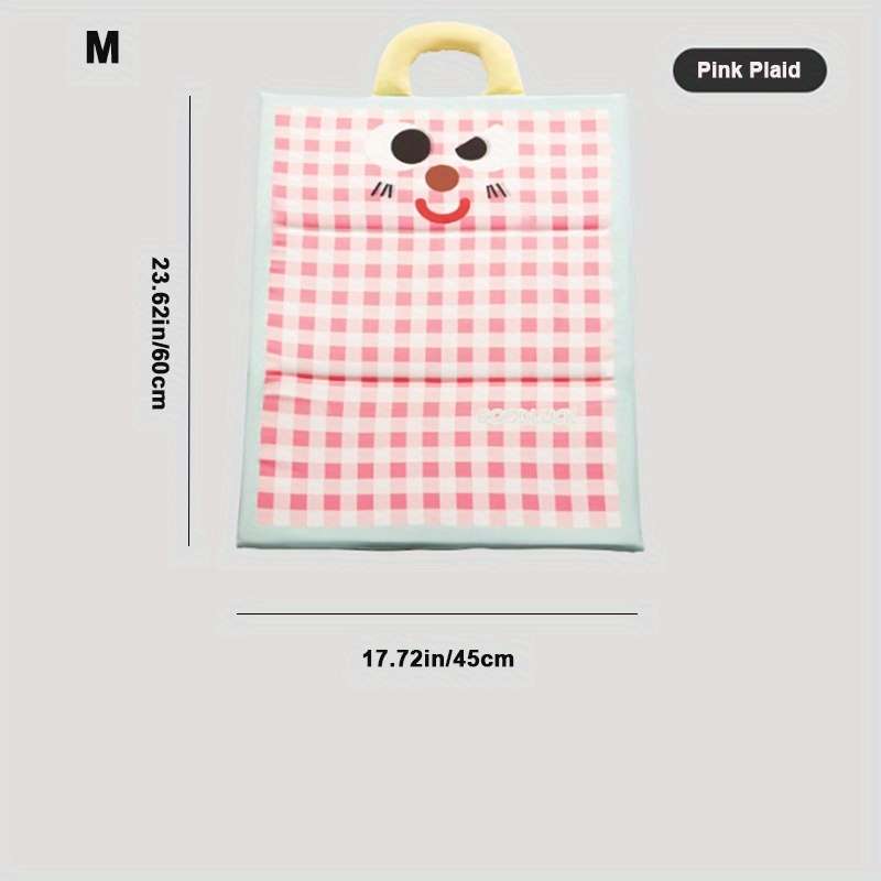 Pink Plaid Cooling Pad