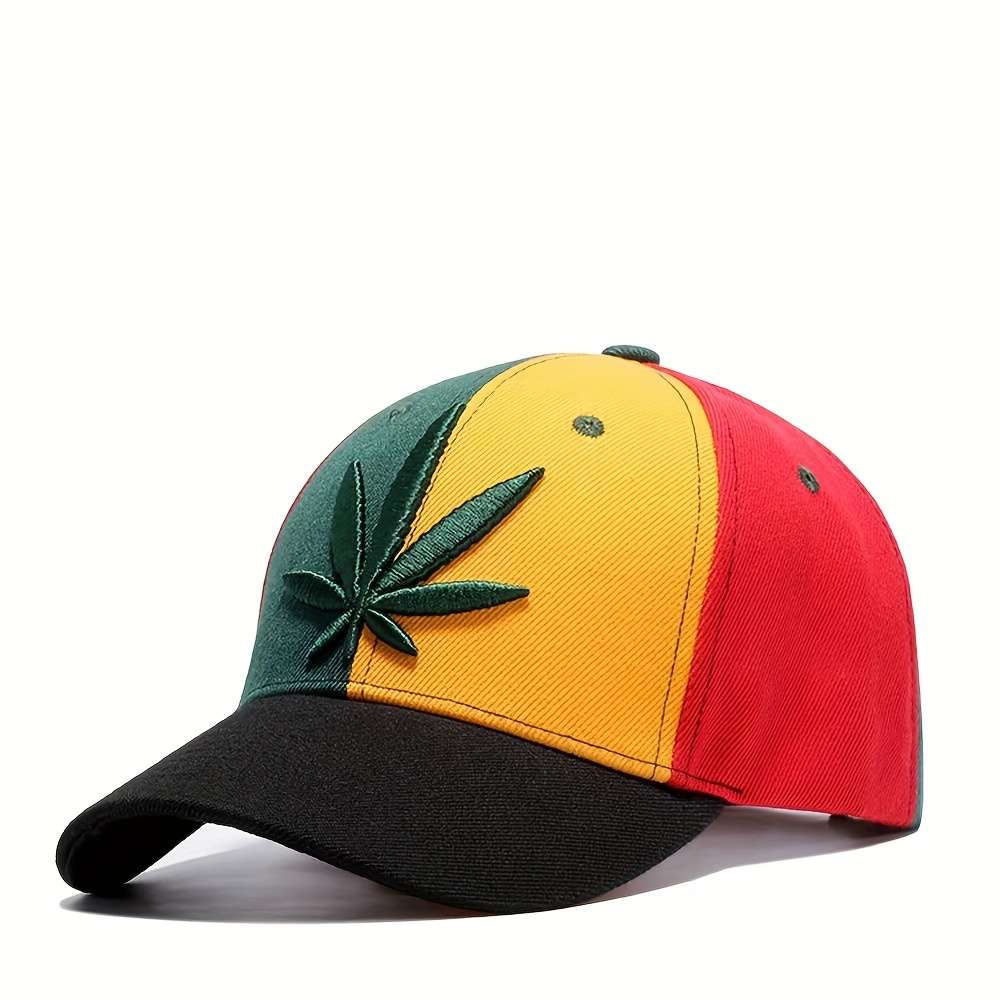 Unisex Retro Baseball Cap With Colorful Pattern Trendy Versatile Adjustable Peaked Hat Id
