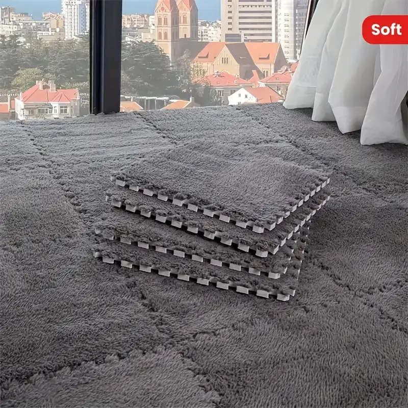 20 Thick Plush Patchwork Mats