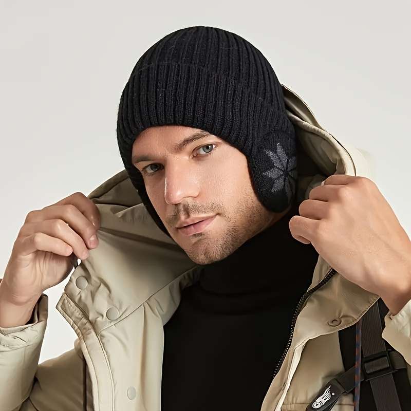 Hat Ear Muffs Dark Gray