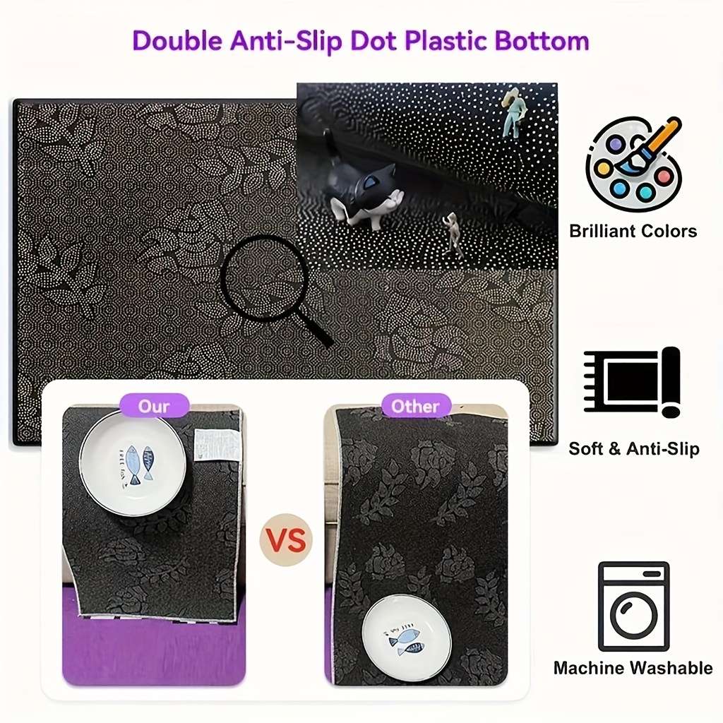 1Pc 23.62x35.43inch 60x90cm Floor Mat