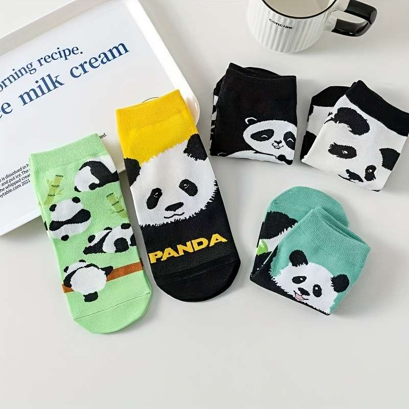 5 Pairs Mixed Color One Size High Elastic Socks